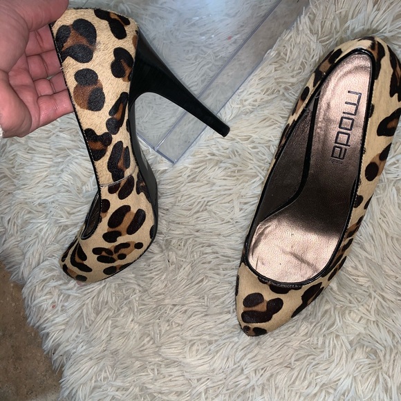 Moda Spana Leopard Stilettos Pumps Heels 🐆 - Picture 7 of 14
